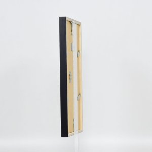 Effect houten lijst profiel 35 zwart 50x60 cm normaal glas + afstandhouder