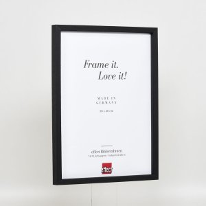Effect houten lijst profiel 35 zwart 50x60 cm normaal glas + afstandhouder