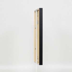 Effect houten lijst profiel 35 zwart 50x60 cm normaal glas + afstandhouder