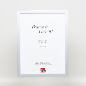 Houten lijst Top Cube 50x65 cm zilver acryl glas