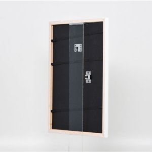 Effect houten lijst profiel 2070 normaal glas 50x65 cm wit