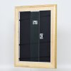 Effect houten lijst profiel 95 goud 50x65 cm normaal glas