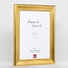 Effect houten lijst profiel 95 goud 50x65 cm normaal glas