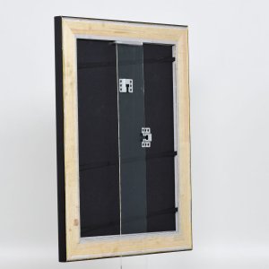 Effect houten lijst profiel 95 zwart 50x75 cm anti-reflex glas