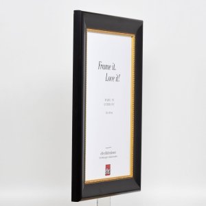 Effect houten lijst profiel 95 zwart 50x75 cm anti-reflex glas