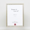 Effect houten lijst profiel 2070 acrylglas 59,4x84,1 cm zilver