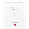 Effectief massief houten lijst Profiel 30 wit 59,4x84,1 cm Museum glas