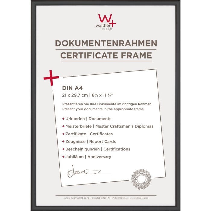 Fotolijst din a4 - new lifestyle zwart