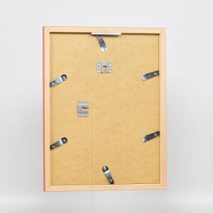 Houten lijst Top Cube 60x90 cm rood Antireflex glas
