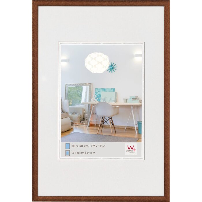 Kunststof lijst new lifestyle - 28x35 cm - brons