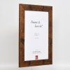 Effect houten lijst 2400 bruin 60x90 cm Museum glas
