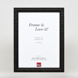Effect houten lijst profiel 94 zwart 61x91,5 cm normaal glas