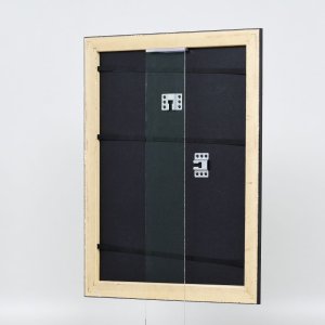 Effect houten lijst profiel 94 zwart 61x91,5 cm acryl glas