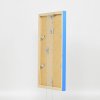 Houten lijst Top Cube 7x10 cm blauw anti-reflex glas