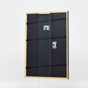 Effect houten lijst profiel 23 lichtbruin 7x10 cm Museum glas