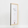 Effect massief houten lijst Profiel 25 geel 7x10 cm Acrylglas
