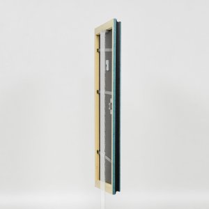 Effect houten lijst profiel 21 blauw 7x10 cm Museum glas