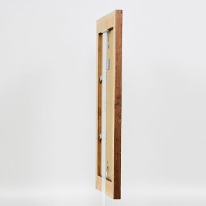 Effect houten lijst 2400 bruin 7x10 cm Normaal glas