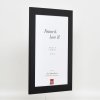 Effectief massief houten lijst Profiel 30 zwart 70x100 cm Acrylglas