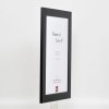Effectief massief houten lijst Profiel 30 zwart 70x100 cm Acrylglas