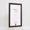 Effect houten lijst Top n palissander 70x70 cm acryl glas