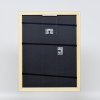 Effect houten lijst profiel 21 blauw 70x70 cm Museum glas