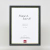 Effect houten lijst profiel 21 blauw 70x70 cm Museum glas