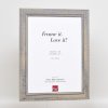 Effect Massief houten fotolijst 2240 grijs 70x70 cm Museum glas