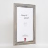 Effect Massief houten fotolijst 2240 grijs 70x70 cm Museum glas