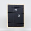Effect houten lijst Profiel 38 wit 9x13 cm ontspiegeld glas
