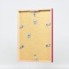 Effect houten lijst profiel 35 rood 9x13 cm acrylglas
