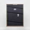 Effect massief houten lijst Profiel 25 notenbruin 9x13 cm Acrylglas