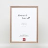 Effect massief houten lijst Profiel 25 notenbruin 9x13 cm Acrylglas