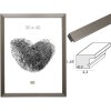 Kunststof lijst s41vd1 zilver antireflecterend glas