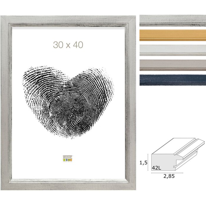 Houten lijst s42l met premium glas