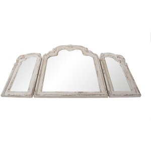 Clayre & Eef 52S240 Wandspiegel 66x84 cm Wit Hout...