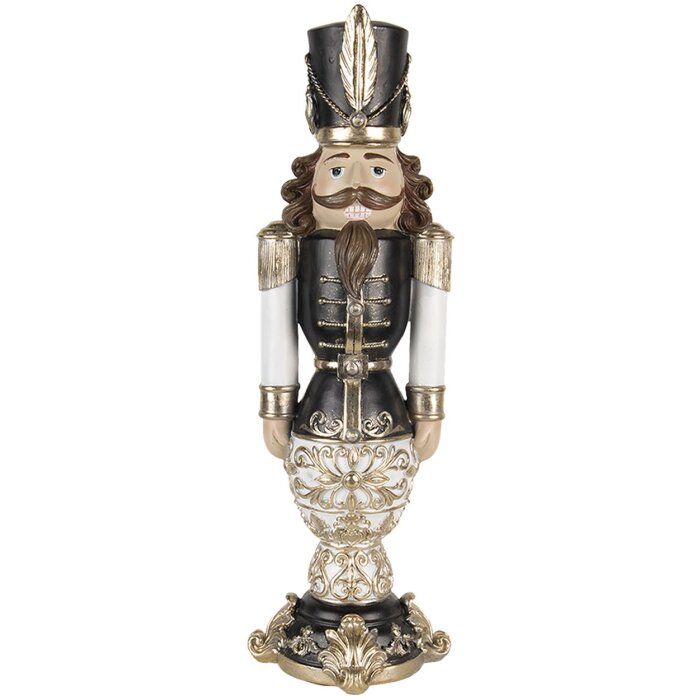 Decoratie notenkraker veelkleurig 19x19x58 cm 5PR0075