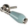 Deurknop blauw 2x6 cm 64768