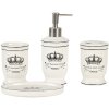 Badkamer set (set van 4) creme - 64774