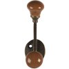 Wandhaak bruin 5x3x9 cm 64782ch