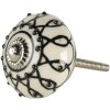 Deurknop wit 4x6 cm 64792