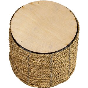 Plantenhouder bruin Ø 26x21 cm 64849