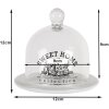 Glazen stolp transparant Ø 12x12 cm 6GL3409