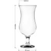 Cocktailglas transparant ø 8x19 cm - 420 ml 6gl3467