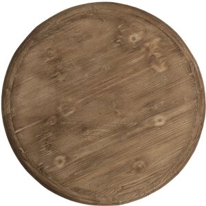 Bijzettafel bruin ø 56x45 cm 6h1970