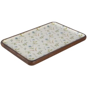 Decoratieve kom veelkleurig 30x20x2 cm 6h1975
