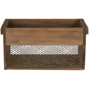 Houten kist bruin 32x19x16 - 23x16x15 cm 6h1996