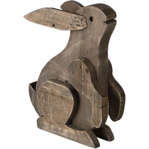 Decoratie Konijn bruin 20x12x26 cm 6h2022