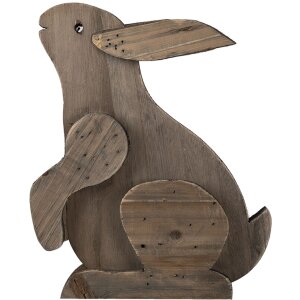 Decoratie Konijn bruin 20x12x26 cm 6h2022