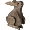 Decoratie Konijn bruin 20x12x26 cm 6h2022